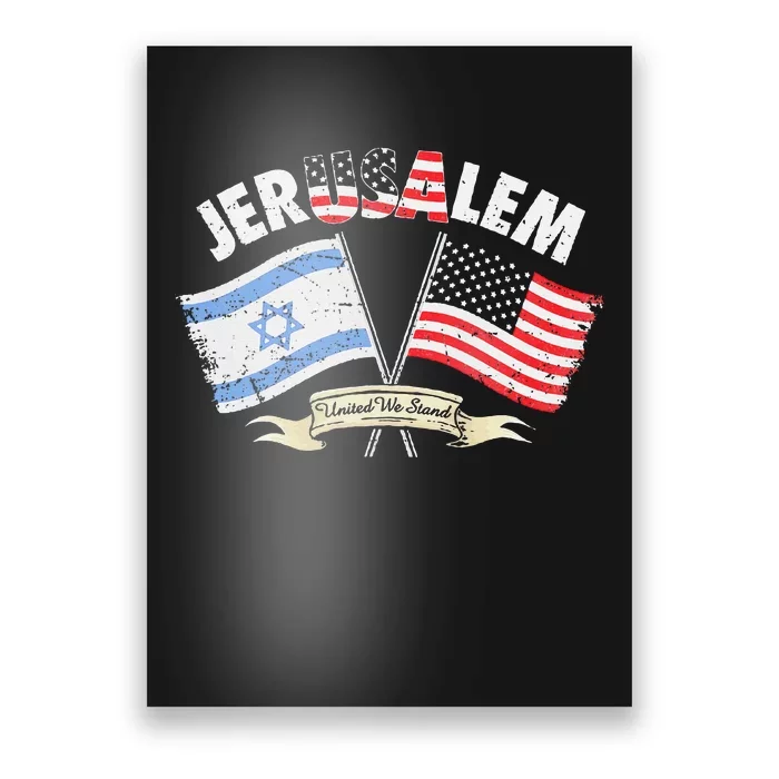 Jerusalem United We Stand Poster