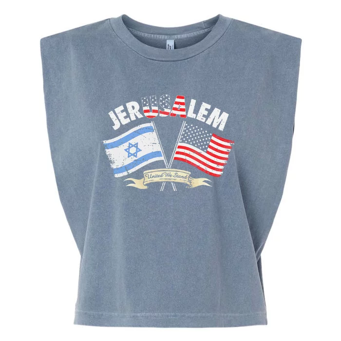 Jerusalem United We Stand Garment-Dyed Women's Muscle Tee