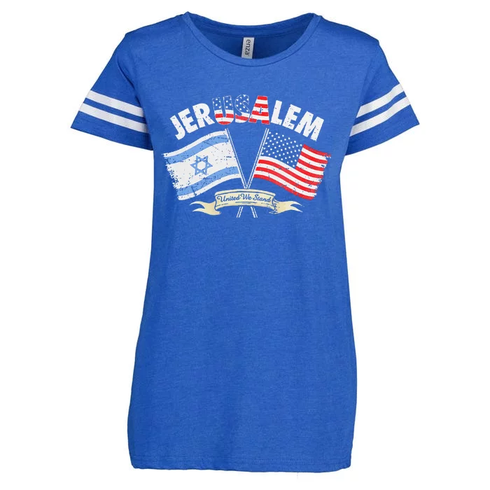 Jerusalem United We Stand Enza Ladies Jersey Football T-Shirt