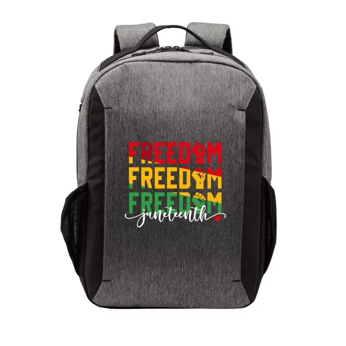 Juneteenth Vibes 1865 Black History Vector Backpack