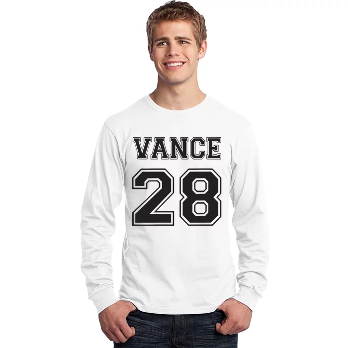 Jd Vance 28 For President 2028 Vintage Republican Long Sleeve Shirt