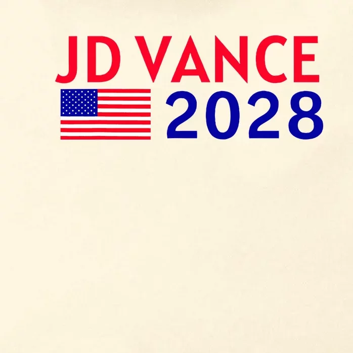 Jd Vance 2028 American Flag Vote Vance 2028 President Usa Zip Tote Bag