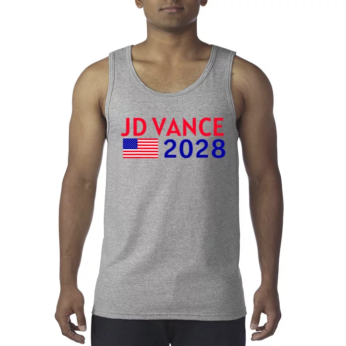 Jd Vance 2028 American Flag Vote Vance 2028 President Usa Tank Top