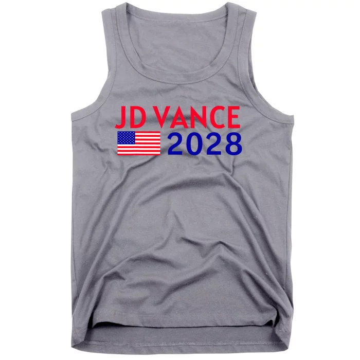 Jd Vance 2028 American Flag Vote Vance 2028 President Usa Tank Top