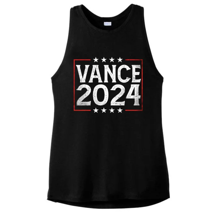 Jd Vance 2024 Vp Vice President Ladies Tri-Blend Wicking Tank