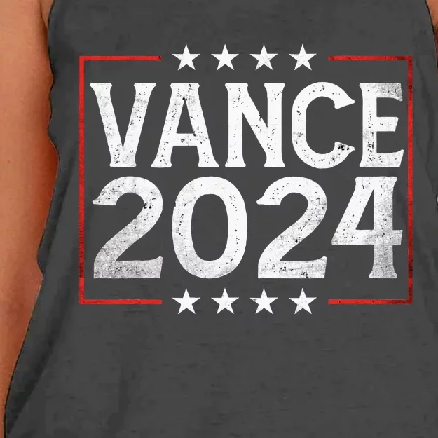 Jd Vance 2024 Vp Vice President Women's Knotted Racerback Tank