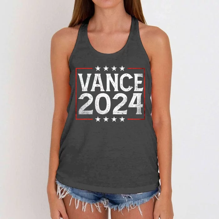 Jd Vance 2024 Vp Vice President Women's Knotted Racerback Tank