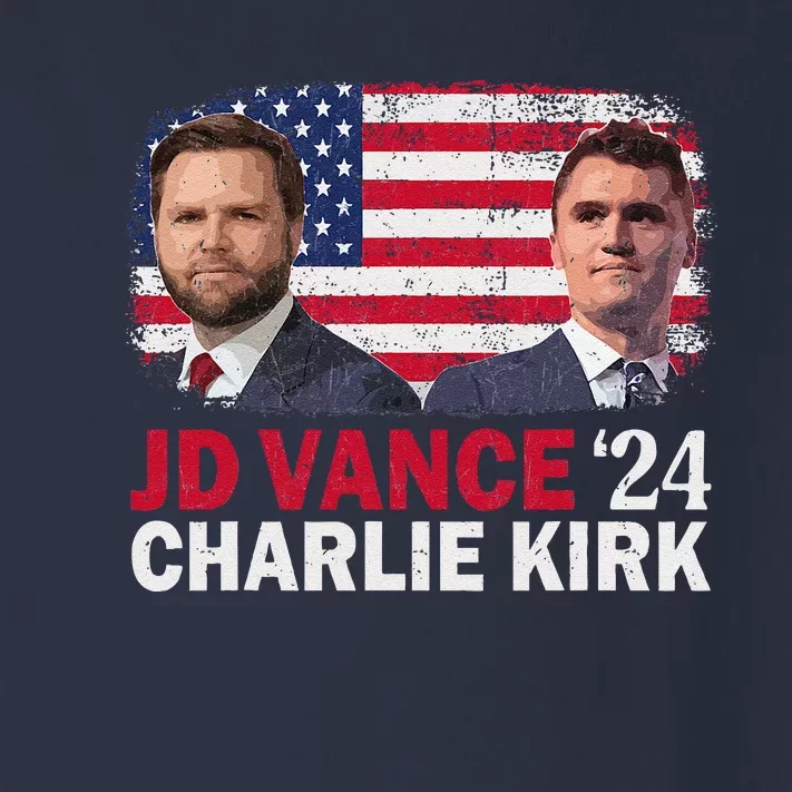 Jd Vance And Charlie Kirk Toddler Long Sleeve Shirt