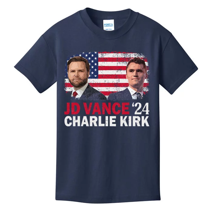 Jd Vance And Charlie Kirk Kids T-Shirt