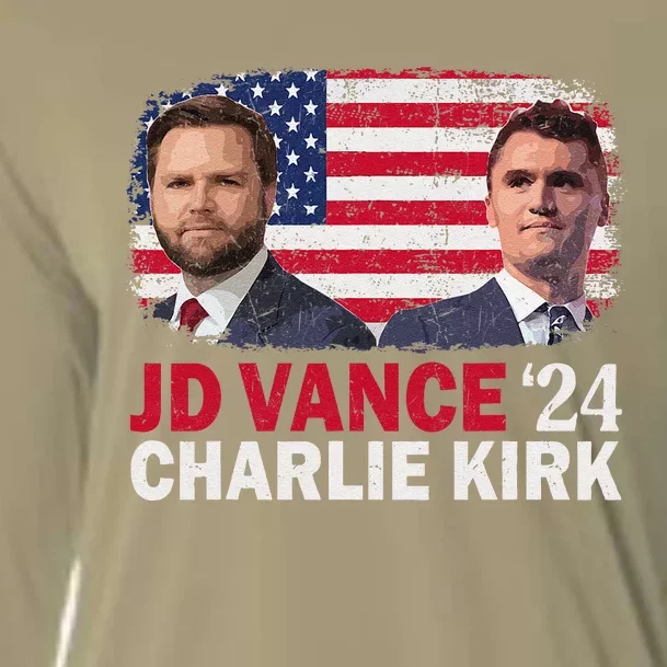 Jd Vance And Charlie Kirk Cooling Performance Long Sleeve Crew