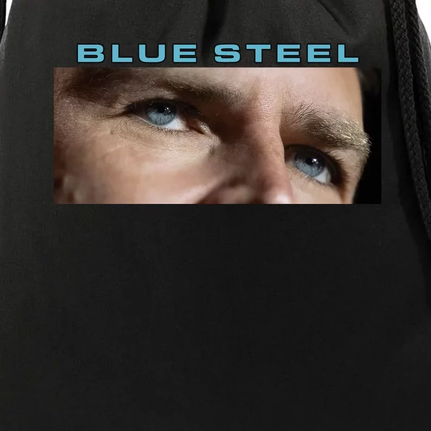 Jd Vance Blue Steel Drawstring Bag