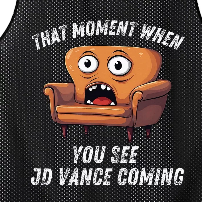 Jd Vance Couch That Moment When You See Jd Coming Mesh Reversible Basketball Jersey Tank