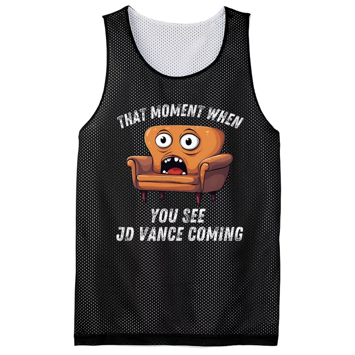 Jd Vance Couch That Moment When You See Jd Coming Mesh Reversible Basketball Jersey Tank