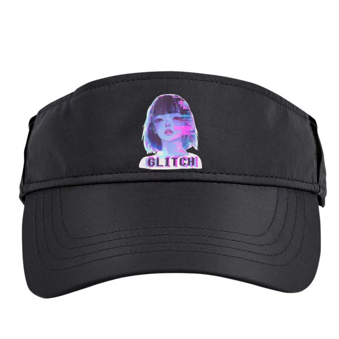 Japanese Vaporwave Edgy Sad Glitch Anime Aesthetic Adult Drive Performance Visor