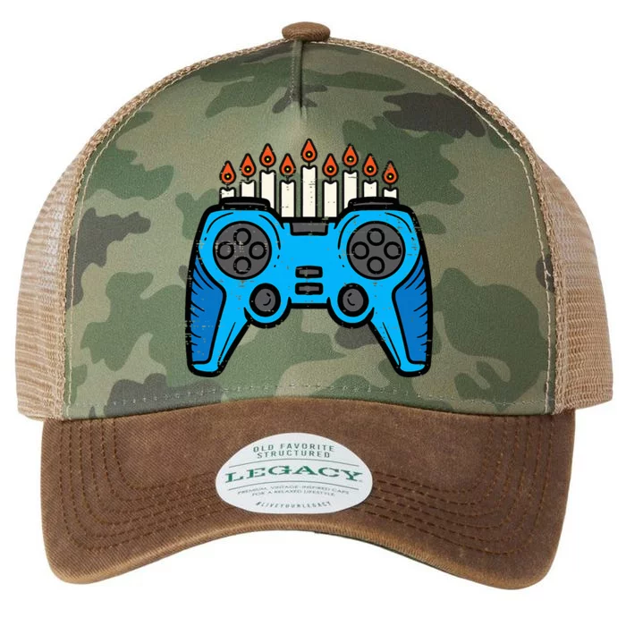 Jewish Video Game Gamer Hanukkah Chanukah Legacy Tie Dye Trucker Hat