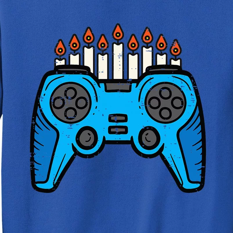 Jewish Video Game Gamer Hanukkah Chanukah Tall Sweatshirt