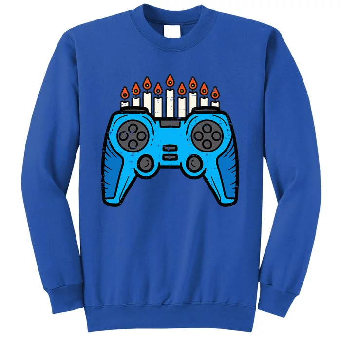 Jewish Video Game Gamer Hanukkah Chanukah Tall Sweatshirt