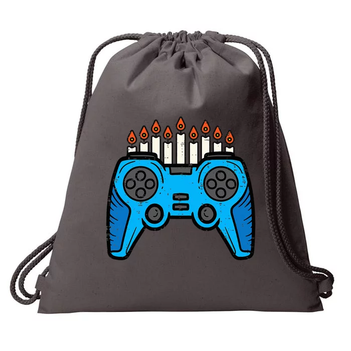 Jewish Video Game Gamer Hanukkah Chanukah Drawstring Bag