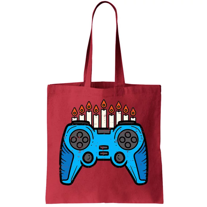 Jewish Video Game Gamer Hanukkah Chanukah Tote Bag