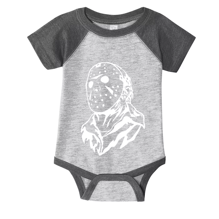 Jason Voorhees Halloween Mask Infant Baby Jersey Bodysuit