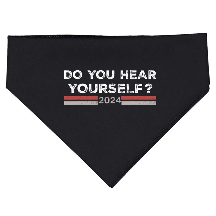 Jd Vance Interview Do You Hear Yourself Trump Vance 2024 USA-Made Doggie Bandana