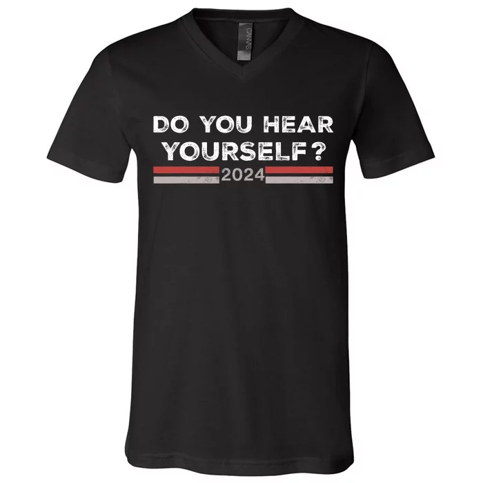 Jd Vance Interview Do You Hear Yourself Trump Vance 2024 V-Neck T-Shirt