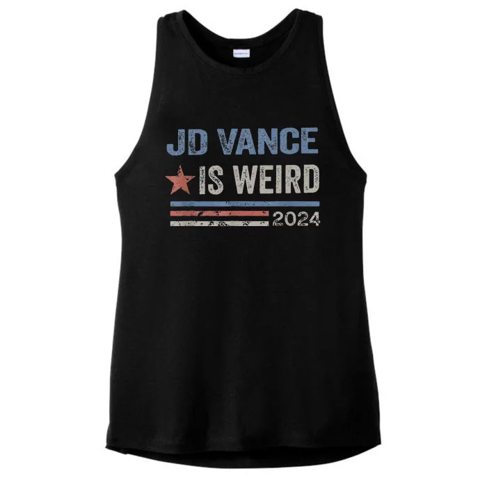 Jd Vance Is Weird 2024 Ladies Tri-Blend Wicking Tank