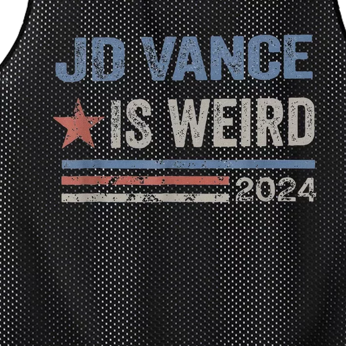 Jd Vance Is Weird 2024 Mesh Reversible Basketball Jersey Tank