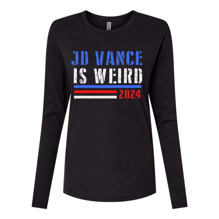 Jd Vance Is Weird 2024 Womens Cotton Relaxed Long Sleeve T-Shirt