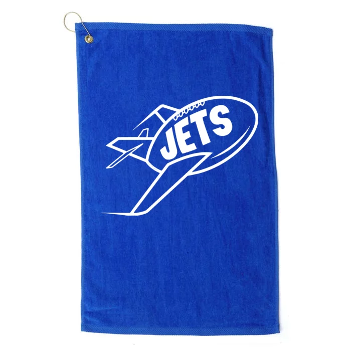 Jets Vintage Jet Ball Platinum Collection Golf Towel