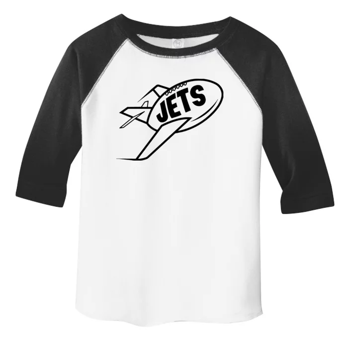 Jets Vintage Jet Ball Toddler Fine Jersey T-Shirt