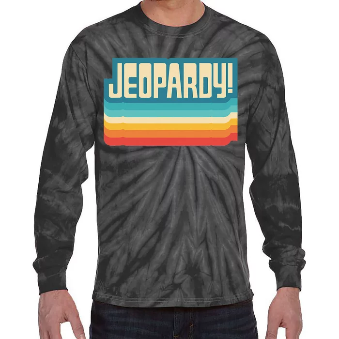 Jeopardy! Vintage Jeopardy Tie-Dye Long Sleeve Shirt