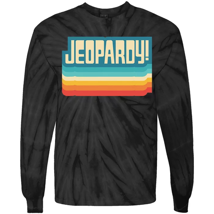 Jeopardy! Vintage Jeopardy Tie-Dye Long Sleeve Shirt