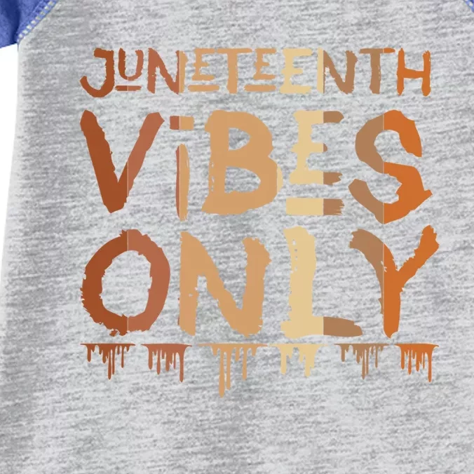 Junenth Vibes Only Junenth Celebrating Gift Infant Baby Jersey Bodysuit