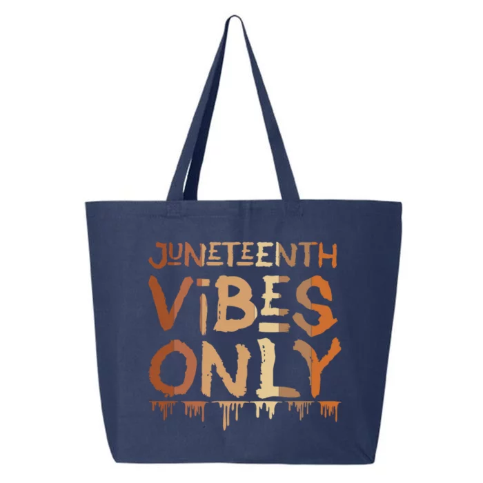 Junenth Vibes Only Junenth Celebrating Gift 25L Jumbo Tote