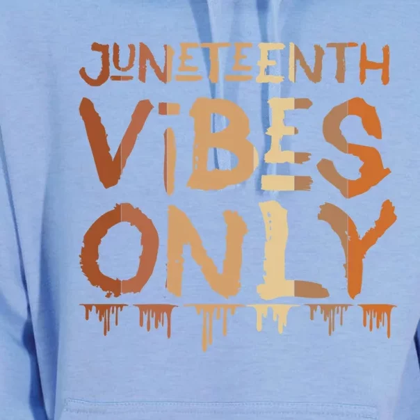 Junenth Vibes Only Junenth Celebrating Gift Unisex Surf Hoodie