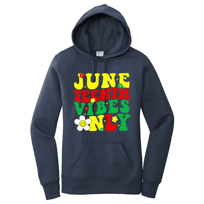 Juneteenth Vibes Only Juneteenth Women's Pullover Hoodie