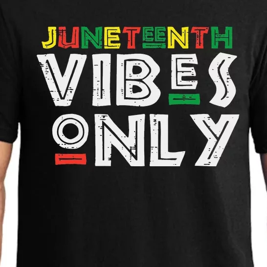 Juneteenth Vibes Only 1865 Black Pride African Pajama Set