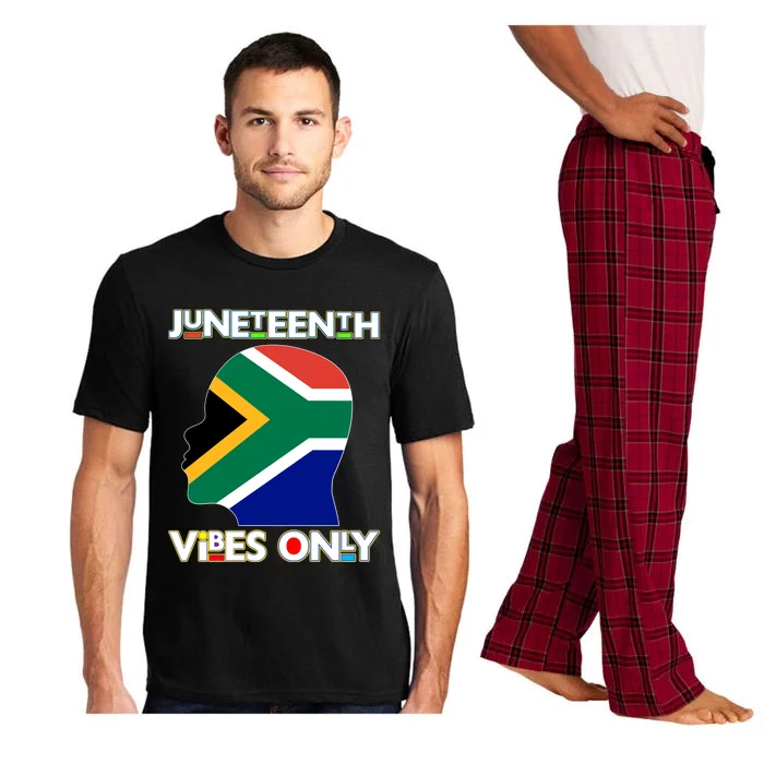 Juneteenth Vibes Only South Africa Black Gift Pajama Set