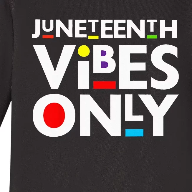 Junenth Vibes Only Melanin Black Men Women Kids Boy Baby Long Sleeve Bodysuit