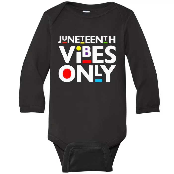 Junenth Vibes Only Melanin Black Men Women Kids Boy Baby Long Sleeve Bodysuit