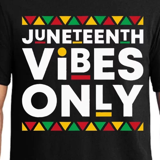 Juneteenth Vibes Only African American History Black Pride Pajama Set