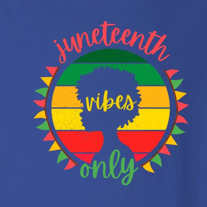 Junenth Vibes Only African American Gift Toddler Long Sleeve Shirt