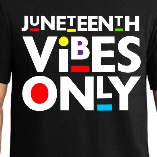 Juneteenth Vibes Only Melanin Black Boy Girl Pajama Set