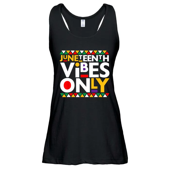 Juneteenth Vibes Only 1865 African American Men Women Ladies Essential Flowy Tank