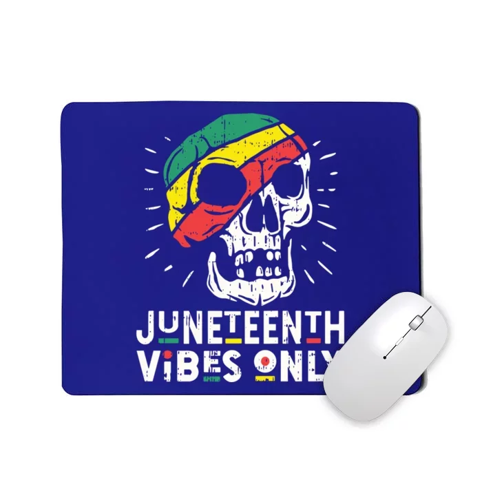 Junenth Vibes Only Black History Blm African American Gift Mousepad