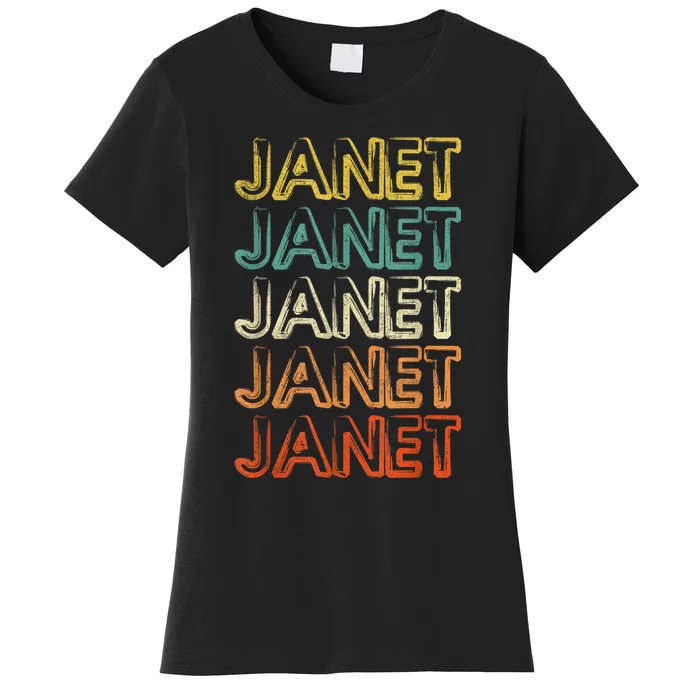 Janet Vintage Retro Women's T-Shirt