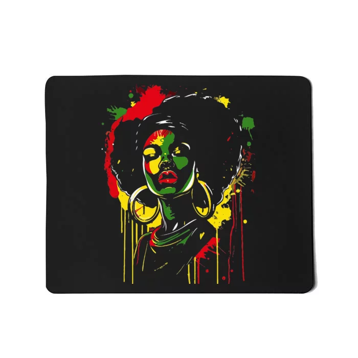 Juneteenth Women 2024 Celebrate Black Freedom Mousepad