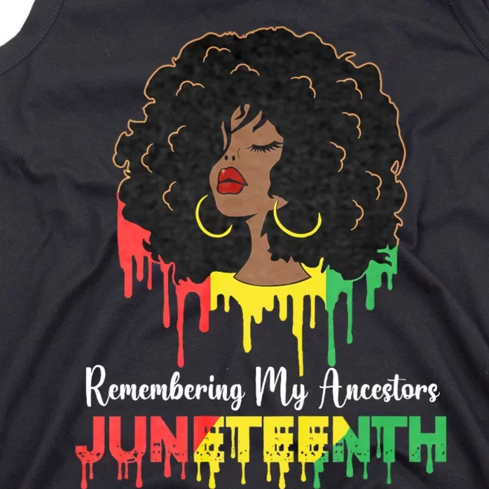 Juneteenth Women African American Black Women 1865 Tank Top