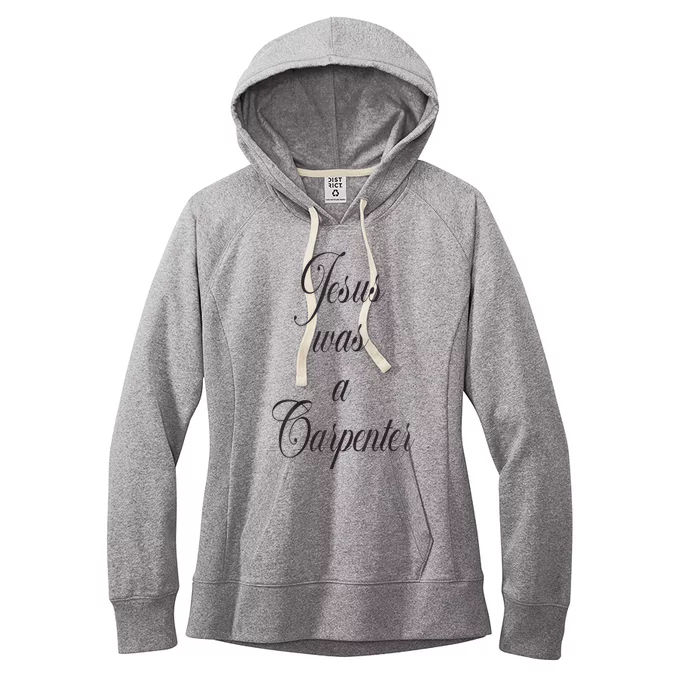 Jesus Was A Carpenter Women's Fleece Hoodie